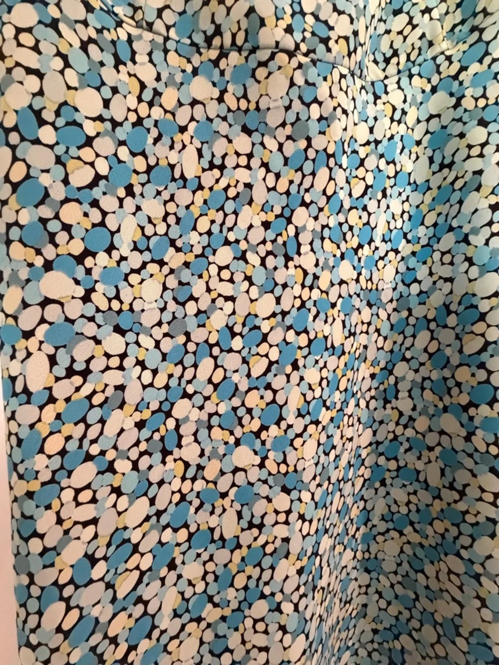 Vintage Y2k Express Blue Floral Midi Slip Skirt - Picture 3 of 6